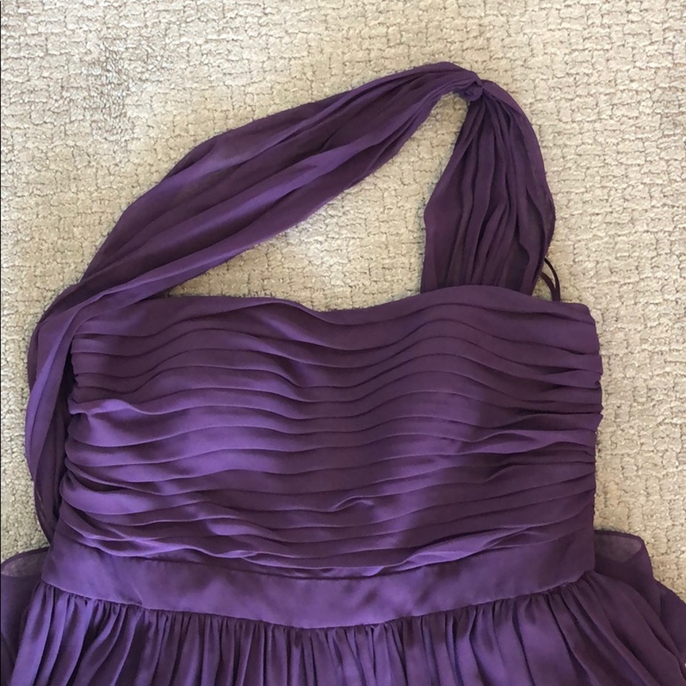 One shoulder bridesmaid dress